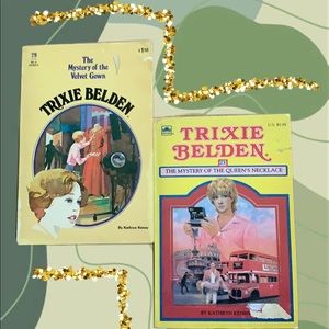 Two RARE VINTAGE Trixie Belden books